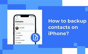 Image result for Contact Backup iPhone