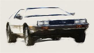 Image result for DeLorean Sketch