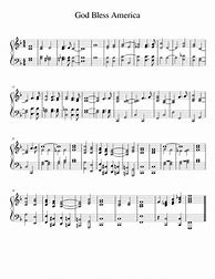 Image result for God Bless America Piano Sheet Music Free