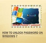 Image result for How to Unlock Windows 7 Password