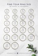 Image result for Thumb Ring Size Chart