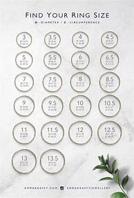Image result for Argos Ring Size Chart