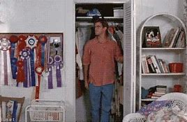 Image result for Coming Out the Closet GIF