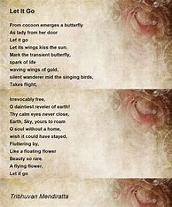 Image result for Let It Go Long Poem