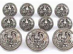 Image result for Antique Silver Blazer Buttons