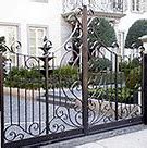 Image result for Wrought Iron Fence Painting