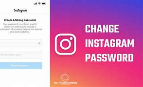 Image result for How to Change Instagram Password