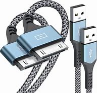 Image result for blue iphone 4 charging cables