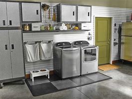 Image result for Garage Laundry Storage Ideas