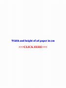 Image result for A4 Paper in Cm