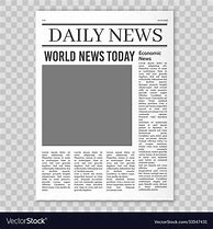 Image result for Newspaper Page Template