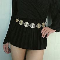 Image result for Waist Circle Chain Belt