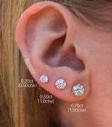 Image result for 1/2 Carat Diamond Stud Earrings