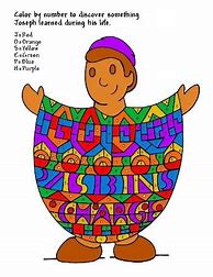 Image result for Joseph Color by Number