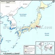 Image result for Tokyo Onn a World Map