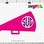 Image result for Cheer Megaphone Silhouette