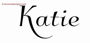 Image result for Katie Name Cursive