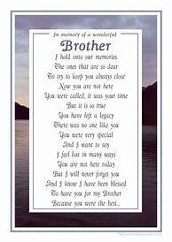 Image result for Brother in Law Poems for Funeral