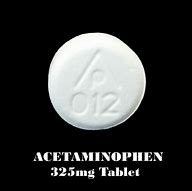Image result for Acetaminophen Pill