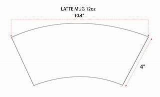Image result for 12 Oz Latte Mug Template