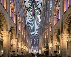 Image result for Notre Dame Spire Inside