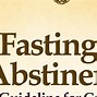 Image result for Roman Catholic Fasting