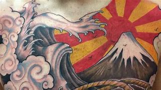 Image result for Mount Fuji Tattoo