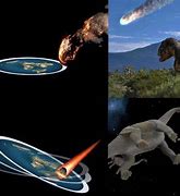 Image result for Flat Earth Dinosaur Meme