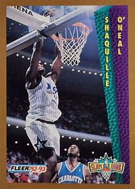 Image result for Shaquille O'Neal Rookie Card