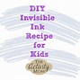 Image result for Invisible Ink Recipe
