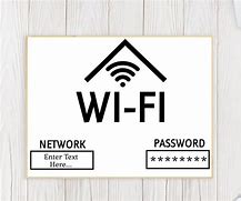 Image result for Wi-Fi Sign Template