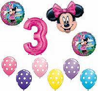 Image result for Pink Minnie Mouse Balloons