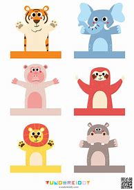 Image result for Free Printable Animal Finger Puppets