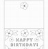 Image result for Free Blank Printable Birthday Cards