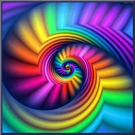 Image result for 3D Rainbow Spiral