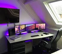 Image result for 48 Inch TV Desk Setup