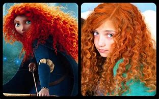 Image result for Red Curly Hair Disney Princess