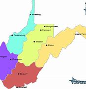 Image result for West Virginia Regions Map