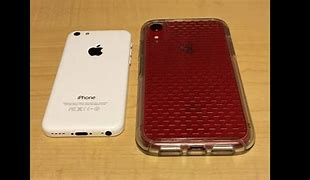 Image result for iPhone XR Next to a iPhone 5C