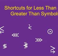 Image result for Greater Less than Symbol