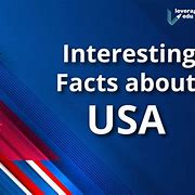 Image result for USA Fun Facts
