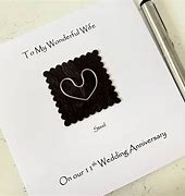 Image result for 11th Wedding Anniversary Card