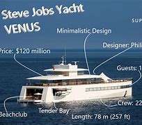 Image result for Steve Jobs Yacht Venus