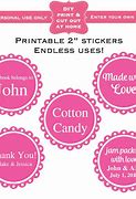 Image result for Round Sticker Template