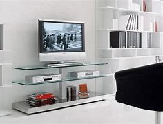 Image result for All Glass TV Stand