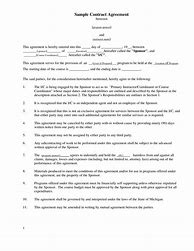 Image result for Contract Example