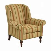 Image result for Striped Wingback Chair