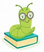 Image result for Cartoon Bookworm Clipart