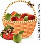 Image result for Apple Basket Clip Art