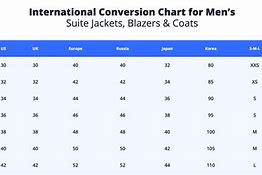 Image result for International Size Conversion